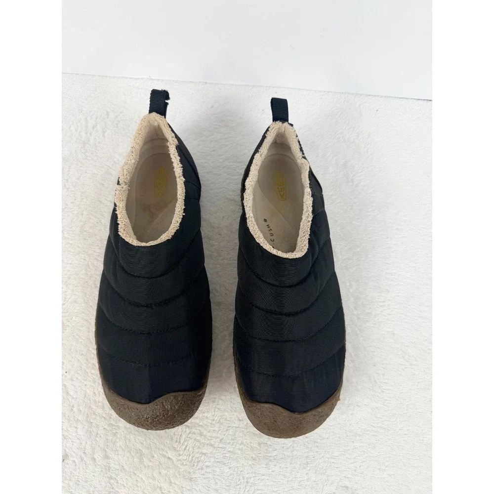 KEEN Howser III Black Quilted Slip On Shoes Men's US 11 Insulated Comfort